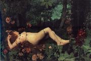 William Stott of Oldham The Nymph France oil painting artist